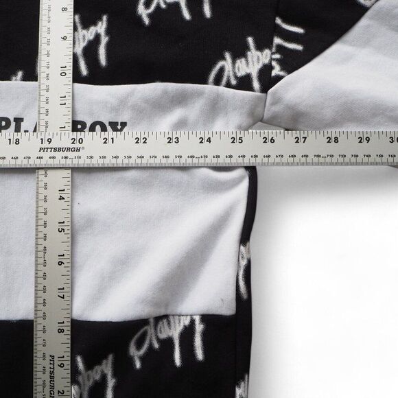 Playboy x Misguided Full Zip Oversized Sweatshirt Sweater BR415035 Women's 4 - Picture 5 of 9